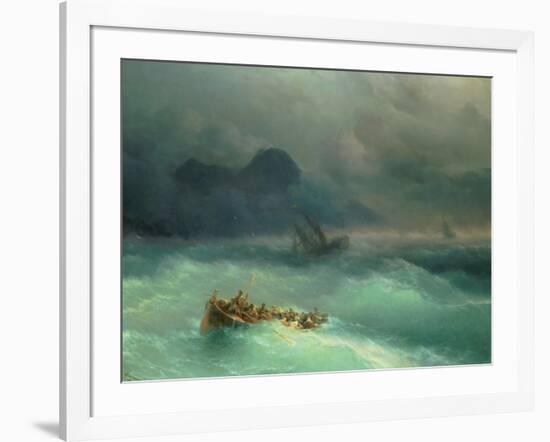 The Shipwreck, 1873-Ivan Konstantinovich Aivazovsky-Framed Giclee Print