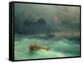 The Shipwreck, 1873-Ivan Konstantinovich Aivazovsky-Framed Stretched Canvas