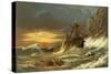 'The Shipwreck' by William Falconer-Alexander Francis Lydon-Stretched Canvas