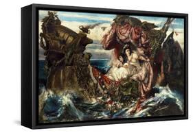 The Shipwreck of Agrippina-Gustav Wertheimer-Framed Stretched Canvas