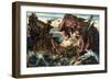 The Shipwreck of Agrippina-Gustav Wertheimer-Framed Giclee Print