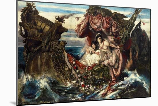 The Shipwreck of Agrippina-Gustav Wertheimer-Mounted Giclee Print