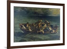 The Shipwreck of Don Juan, 1840-Eugene Delacroix-Framed Giclee Print