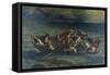 The Shipwreck of Don Juan, 1840-Eugene Delacroix-Framed Stretched Canvas