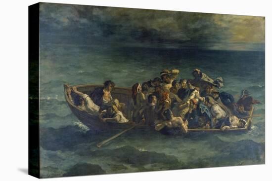 The Shipwreck of Don Juan, 1840-Eugene Delacroix-Stretched Canvas