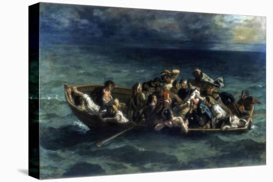 The Shipwreck of Don Juan, 1840-Eugene Delacroix-Stretched Canvas