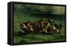 The Shipwreck of Don Juan, 1840-Eugene Delacroix-Framed Stretched Canvas