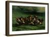 The Shipwreck of Don Juan, 1840-Eugene Delacroix-Framed Giclee Print