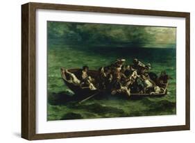 The Shipwreck of Don Juan-Eugene Delacroix-Framed Giclee Print