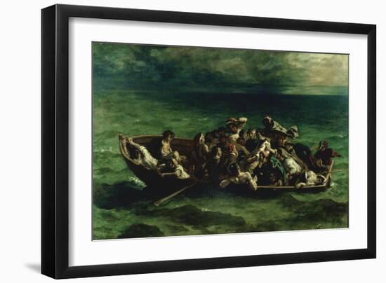 The Shipwreck of Don Juan-Eugene Delacroix-Framed Giclee Print