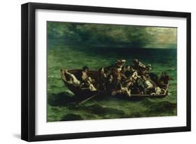 The Shipwreck of Don Juan-Eugene Delacroix-Framed Giclee Print