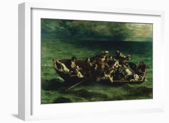 The Shipwreck of Don Juan-Eugene Delacroix-Framed Giclee Print