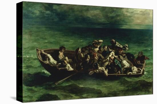 The Shipwreck of Don Juan-Eugene Delacroix-Stretched Canvas