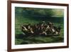 The Shipwreck of Don Juan-Eugene Delacroix-Framed Giclee Print