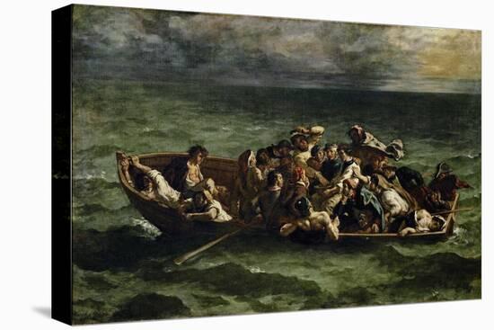 The Shipwreck of Don Juan-Eugene Delacroix-Stretched Canvas