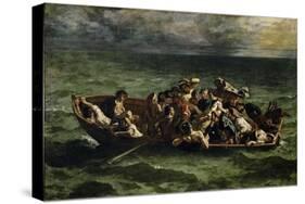 The Shipwreck of Don Juan-Eugene Delacroix-Stretched Canvas