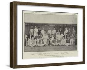 The Shipwreck of the Bokhara, the Hong-Kong and Shanghai Cricket Teams-null-Framed Giclee Print