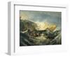 The Shipwreck of the Minotaur-J. M. W. Turner-Framed Art Print