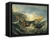 The Shipwreck of the Minotaur-J. M. W. Turner-Framed Stretched Canvas