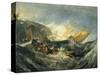 The Shipwreck of the Minotaur-J. M. W. Turner-Stretched Canvas