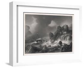 The Shipwreck-null-Framed Art Print