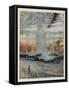 The Shipwrecked Man and the Sea, Illustration from 'Aesop's Fables', Published by Heinemann, 1912-Arthur Rackham-Framed Stretched Canvas