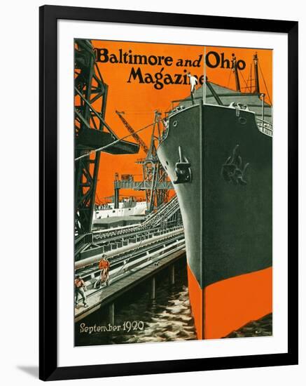 The Shipyard 1920-Nicoll-Framed Giclee Print