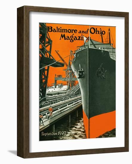 The Shipyard 1920-Nicoll-Framed Giclee Print