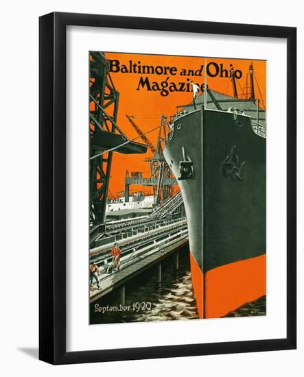 The Shipyard 1920-Nicoll-Framed Giclee Print