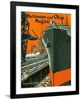 The Shipyard 1920-Nicoll-Framed Giclee Print