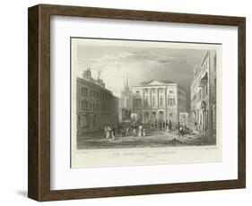 The Shire Hall, Chelmsford, Essex-William Henry Bartlett-Framed Giclee Print