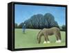 The Shire Horse, 2006-Ann Brain-Framed Stretched Canvas