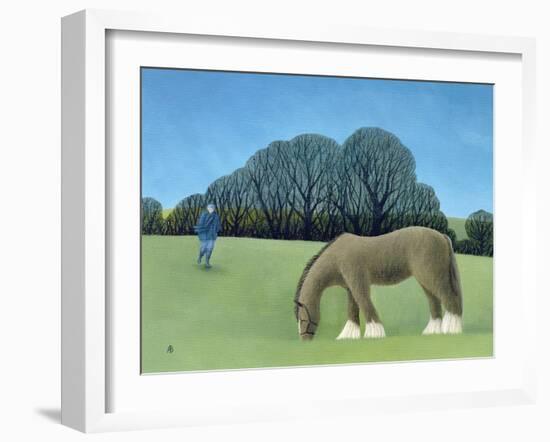 The Shire Horse, 2006-Ann Brain-Framed Giclee Print