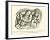 The Shoemaker and His Customer-null-Framed Giclee Print