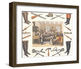 The Shoemaker, c.1830-null-Framed Art Print