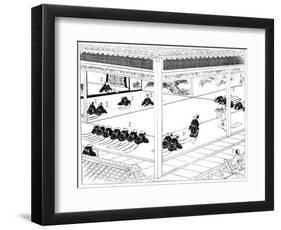 The Shogun Receiving Investiture from an Imperial Envoy, Japan, 1904-null-Framed Giclee Print