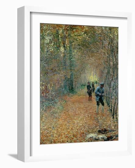 The Shoot, 1876-Claude Monet-Framed Giclee Print