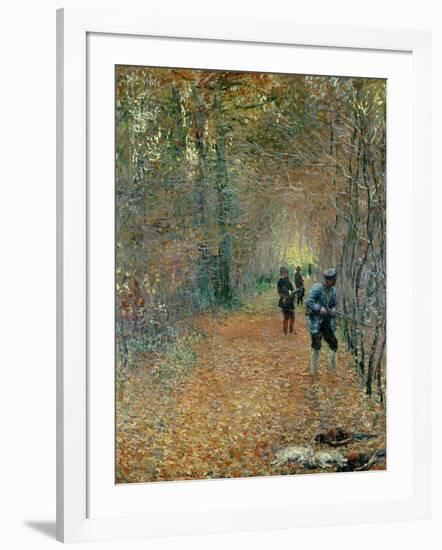 The Shoot, 1876-Claude Monet-Framed Giclee Print