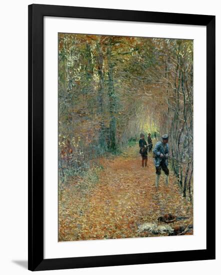 The Shoot, 1876-Claude Monet-Framed Giclee Print