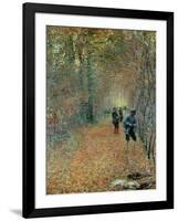 The Shoot, 1876-Claude Monet-Framed Giclee Print