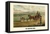 The Shooting Drag-Henry Thomas Alken-Framed Stretched Canvas