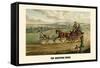 The Shooting Drag-Henry Thomas Alken-Framed Stretched Canvas