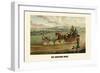 The Shooting Drag-Henry Thomas Alken-Framed Art Print