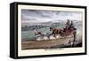 The Shooting Drag-Henry Thomas Alken-Framed Stretched Canvas