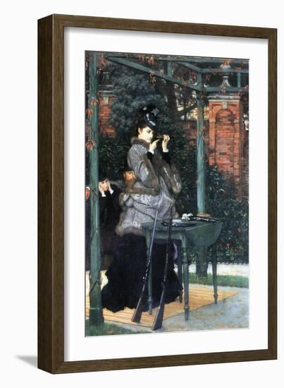 The Shooting Range-James Tissot-Framed Art Print