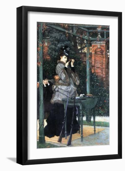 The Shooting Range-James Tissot-Framed Art Print