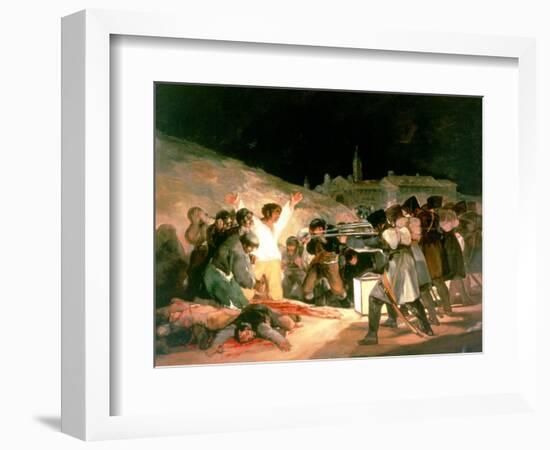 The Shootings of May 3rd 1808, 1814-Francisco de Goya-Framed Giclee Print