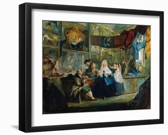 The Shop, 1772-Luis Paret y Alcázar-Framed Giclee Print