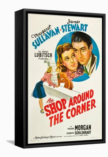 THE SHOP AROUND THE CORNER, from left: Margaret Sullavan, James Stewart, 1940-null-Framed Stretched Canvas