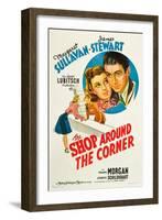 THE SHOP AROUND THE CORNER, from left: Margaret Sullavan, James Stewart, 1940-null-Framed Art Print